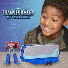 Transformers Optimus Prime trailer-conversion for quick mode changes.