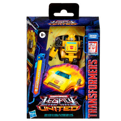 Transformers Origin Bumblebee in hovercraft mode for sleek display options.