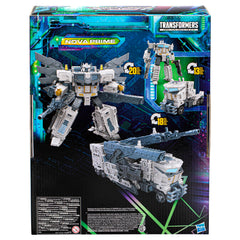 Transformers pre-Cybertronian war scene packs join Nova Prime display.