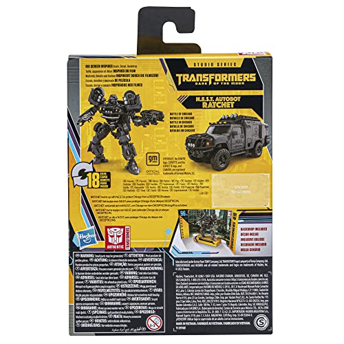 Transformers Ratchet in movie-scale size reflects accurate toy dimensions for fans