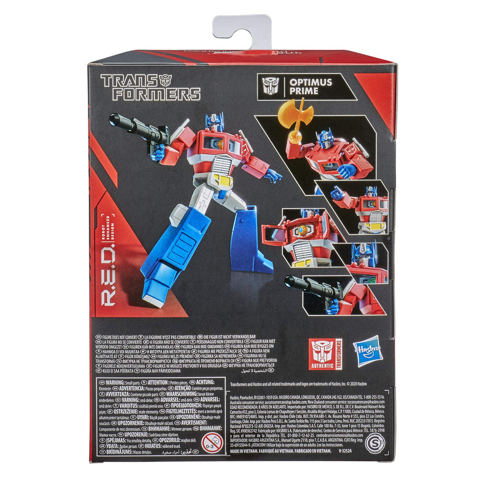 Optimus Prime with four alternate hands for dynamic posing