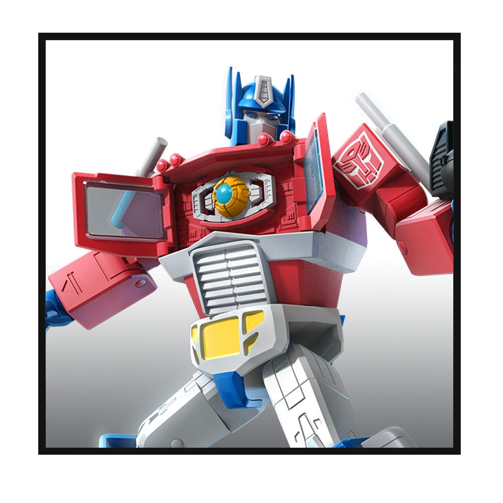 Collectors-friendly display-ready Transformers R.E.D. Optimus Prime