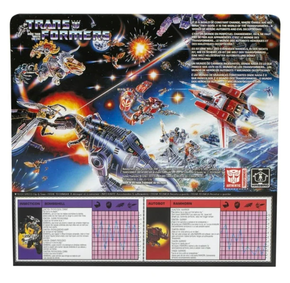 Transformers Retro finish with metallic accents boosts collectible appeal