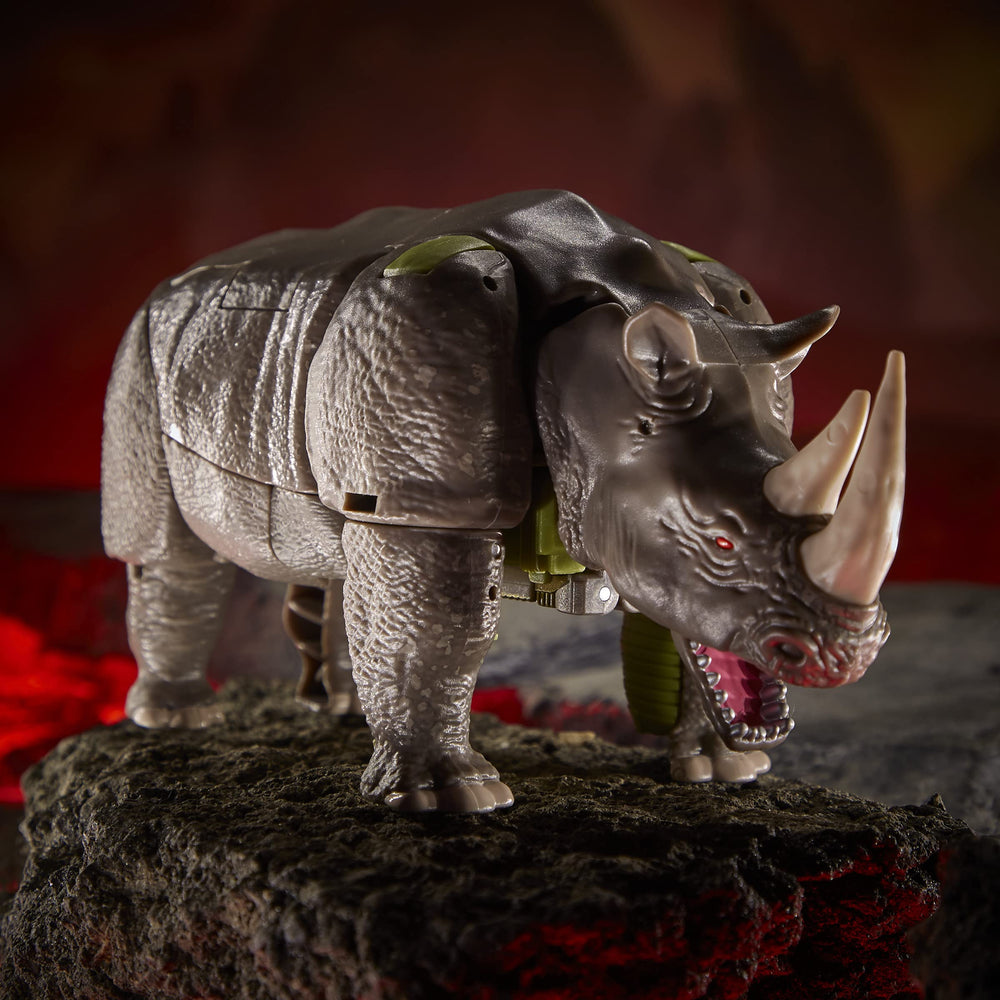 Transformers Rhinox articulated lower jaw for expressive scenes
