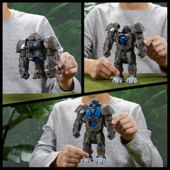 Transformers Rise of the Beasts Smash Changers 3-step conversion action