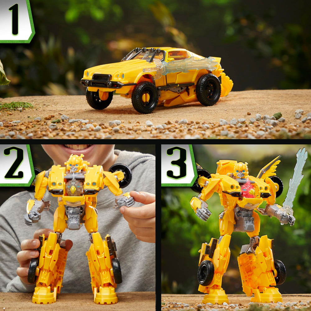 Transformers Rise of the Beasts triple changer with 19-step transformation