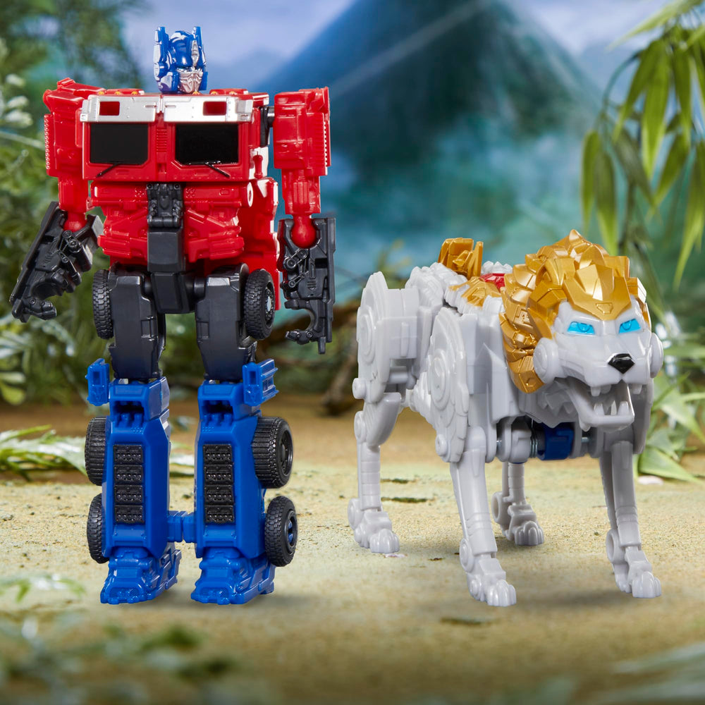 Transformers Rise of the Beasts Optimus Prime robot to truck transformation