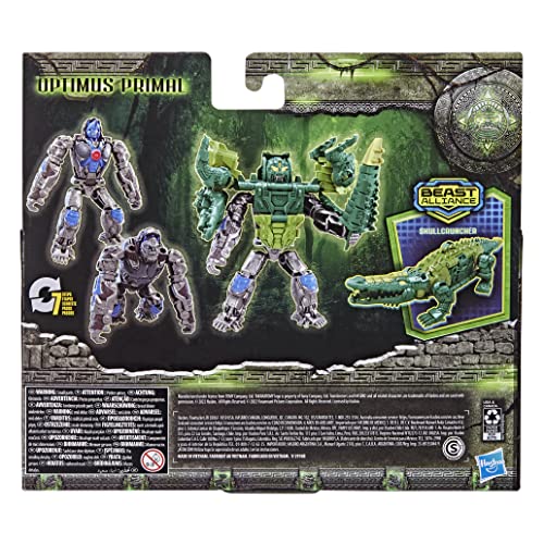Epic battle play scene with Beast Alliance figures