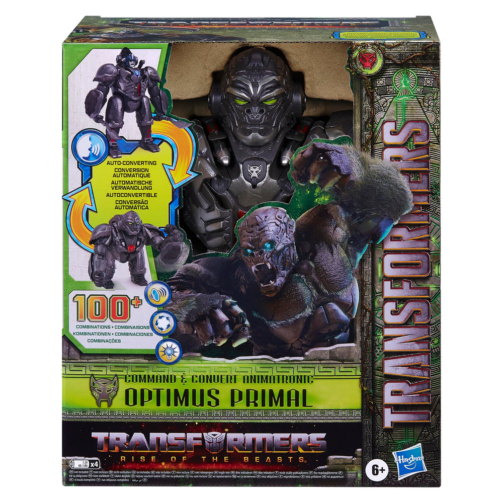 Transformers Optimus Primal auto-conversion feature enabling smooth robot-to-gorilla transitions