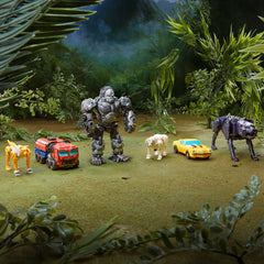 Weapon attachments compatible with Beast Alliance figures for customization