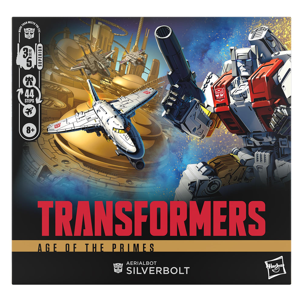 Jet thruster-ready pose with articulated Silverbolt for dynamic action.