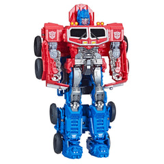 Transformers Smash Changers Optimus Prime robot form ready for action battles