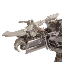 Transformers Studio Series 51 Deluxe Soundwave 4.5-inch scale on display shelves
