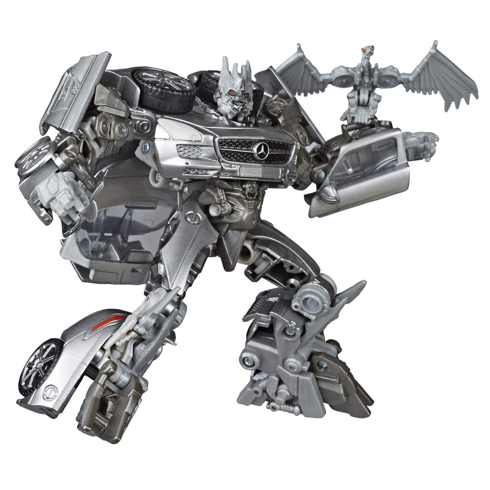 Transformers Studio Series 51 Deluxe Soundwave car-mode silhouette for shelf display