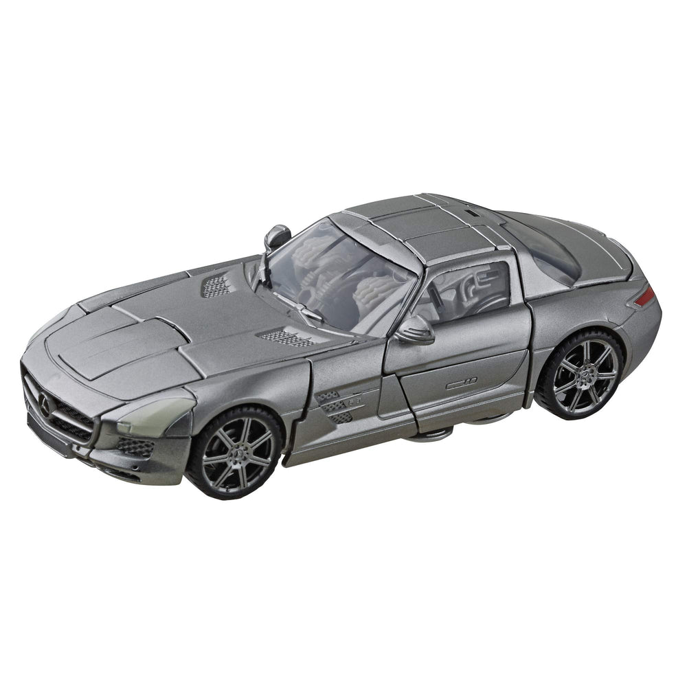 Transformers Studio Series 51 Deluxe Soundwave Laserbeak accessory attached to arm for play