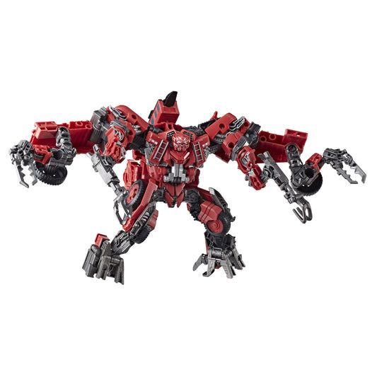 Transformers Studio Series 66 Overload robot mode for dynamic display.