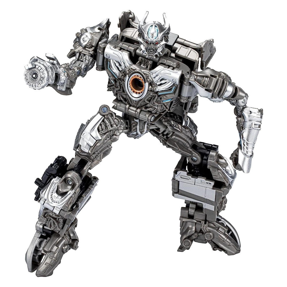 Transformers Studio Series 90 Galvatron robot mode for display and poseable play.