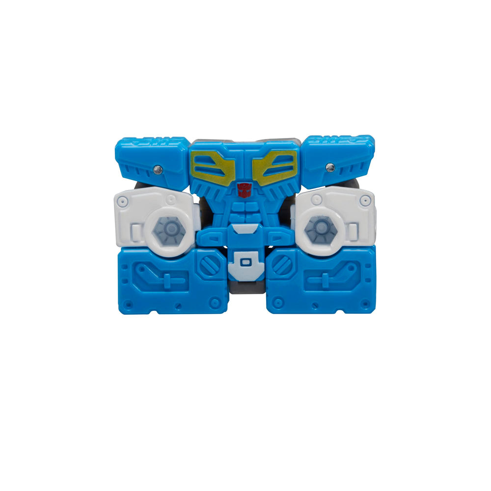 Transformers Studio Series blaster accessory shown with figure in both modes.