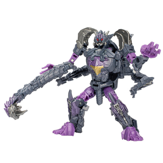 Transformers Studio Series Predacon Scorponok in robot mode for display and poses