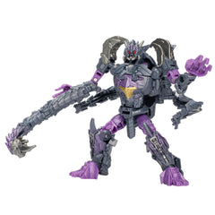 Transformers Studio Series Predacon Scorponok in robot mode for display and poses