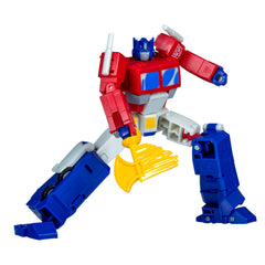 Optimus Prime in robot mode with game-inspired detailing for display