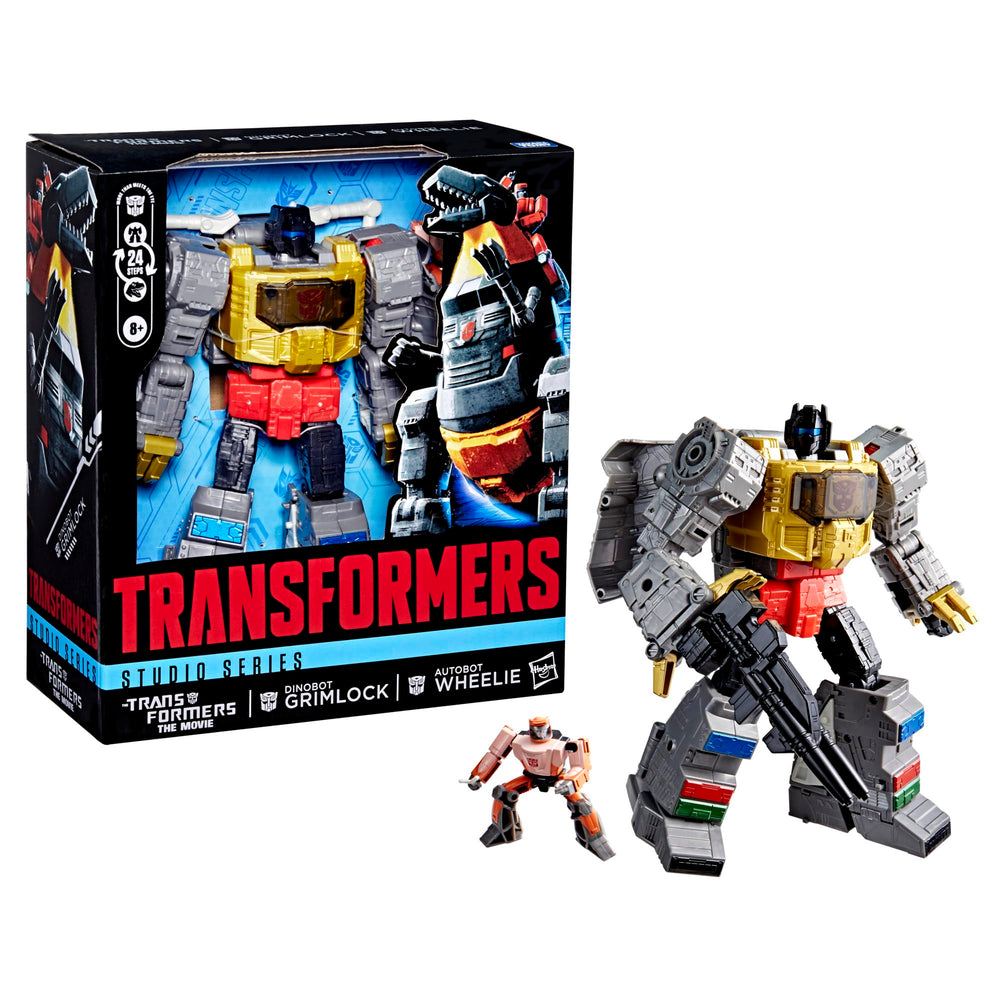 Transformers Studio Series Dinobot Grimlock with 24-step conversion sequence.