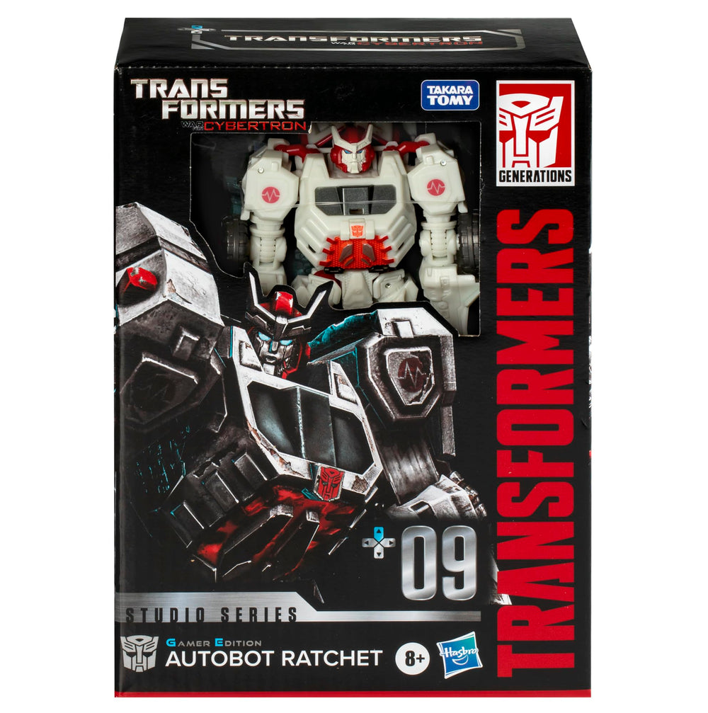 Iacon Attack backdrop behind Ratchet for immersive display