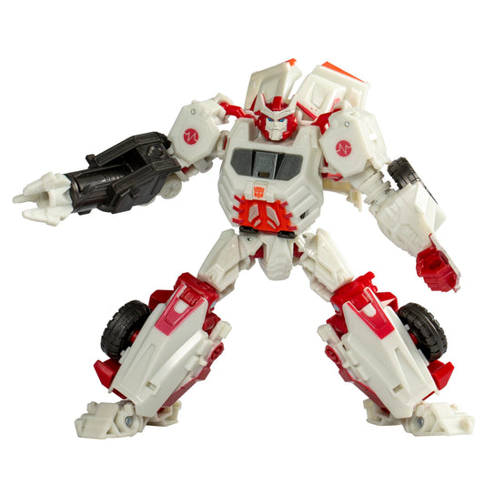 Transformers Ratchet in robot mode with gamer edition deco for dynamic posing