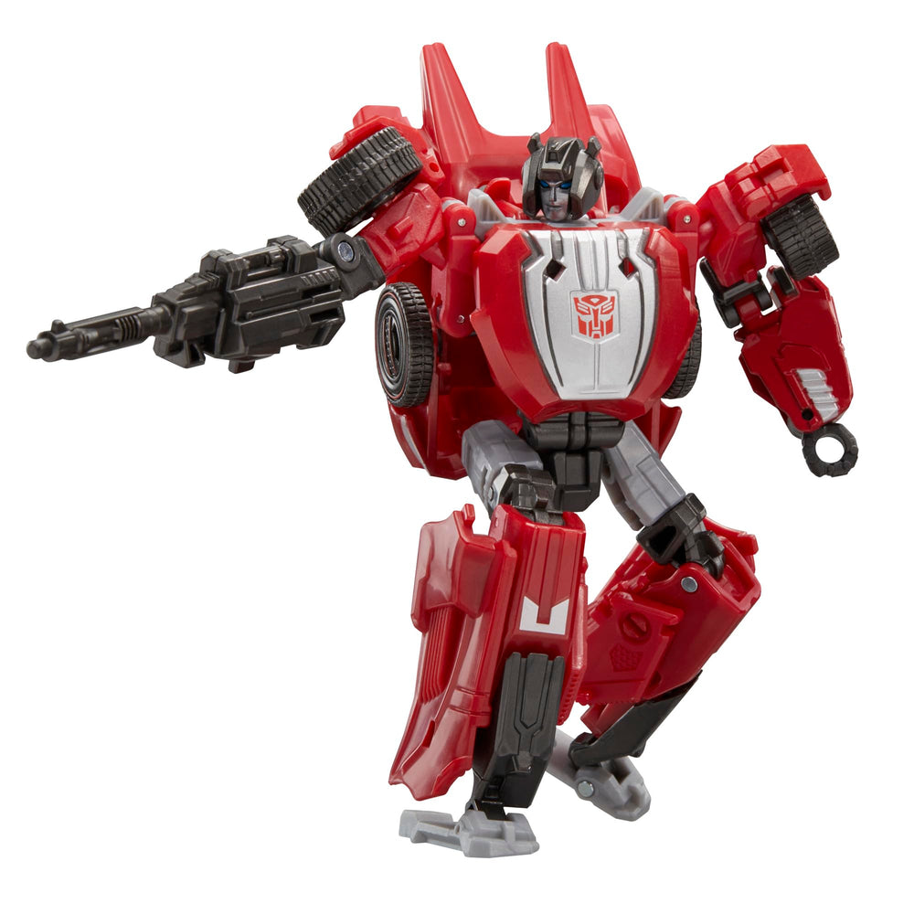 Transformers Studio Series Gamer Edition Sideswipe game deco details elevate realism.