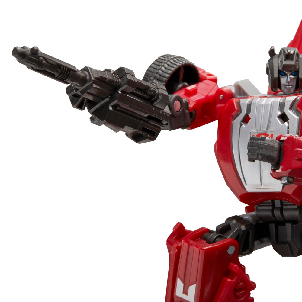 Transformers Studio Series Gamer Edition Sideswipe removable backdrop for scene display.