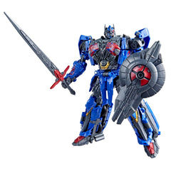 Transformers Studio Series Nemesis Prime robot mode with movie-inspired deco for display and imaginative play.