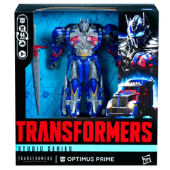 Transformers Studio Series Optimus Prime shield attachment adds defensive display option.