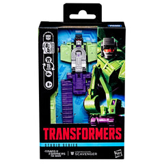 Transformers Studio Series Scavenger includes blaster accessory for versatile battles.