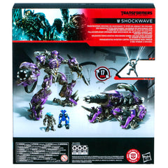 Packaging and display-ready Transformers Studio Series Shockwave