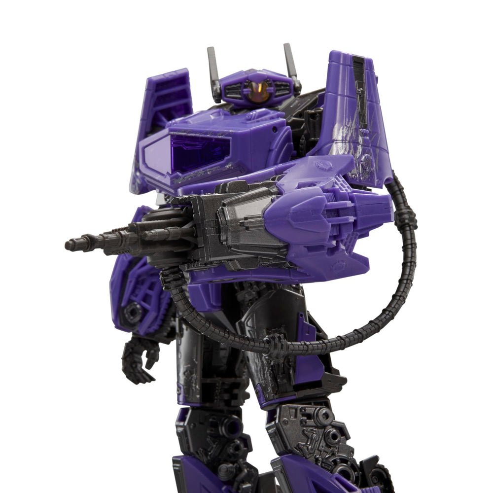 Transformers Studio Series Voyager 110 Shockwave dual cannon accessory for versatile setups.