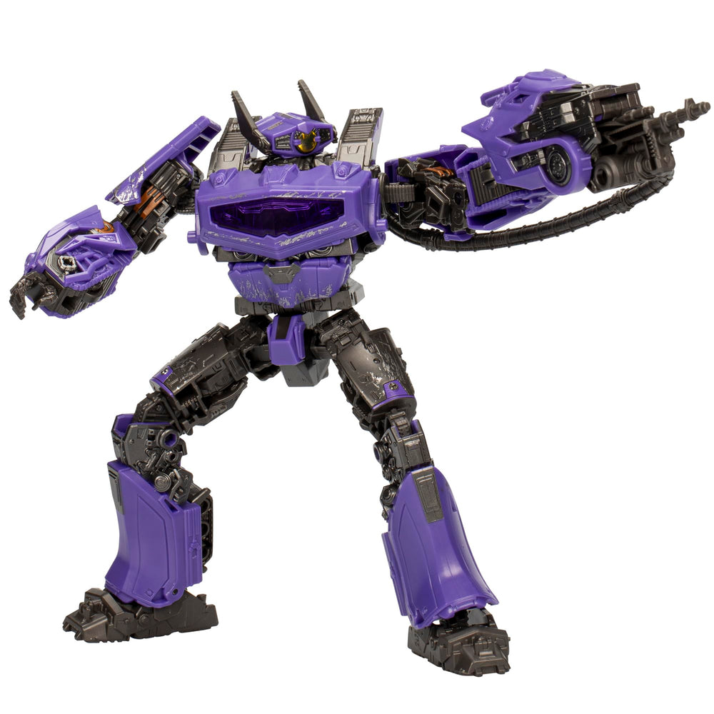 Transformers Studio Series Voyager 110 Shockwave front view for display and play.
