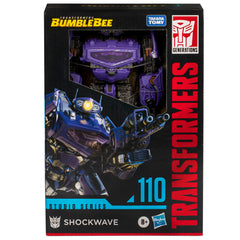 Transformers Studio Series Voyager 110 Shockwave robot mode detail with poseable joints.