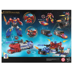 Transformers Thirteen Star Optimus Prime shoulder blasters for dramatic poses.