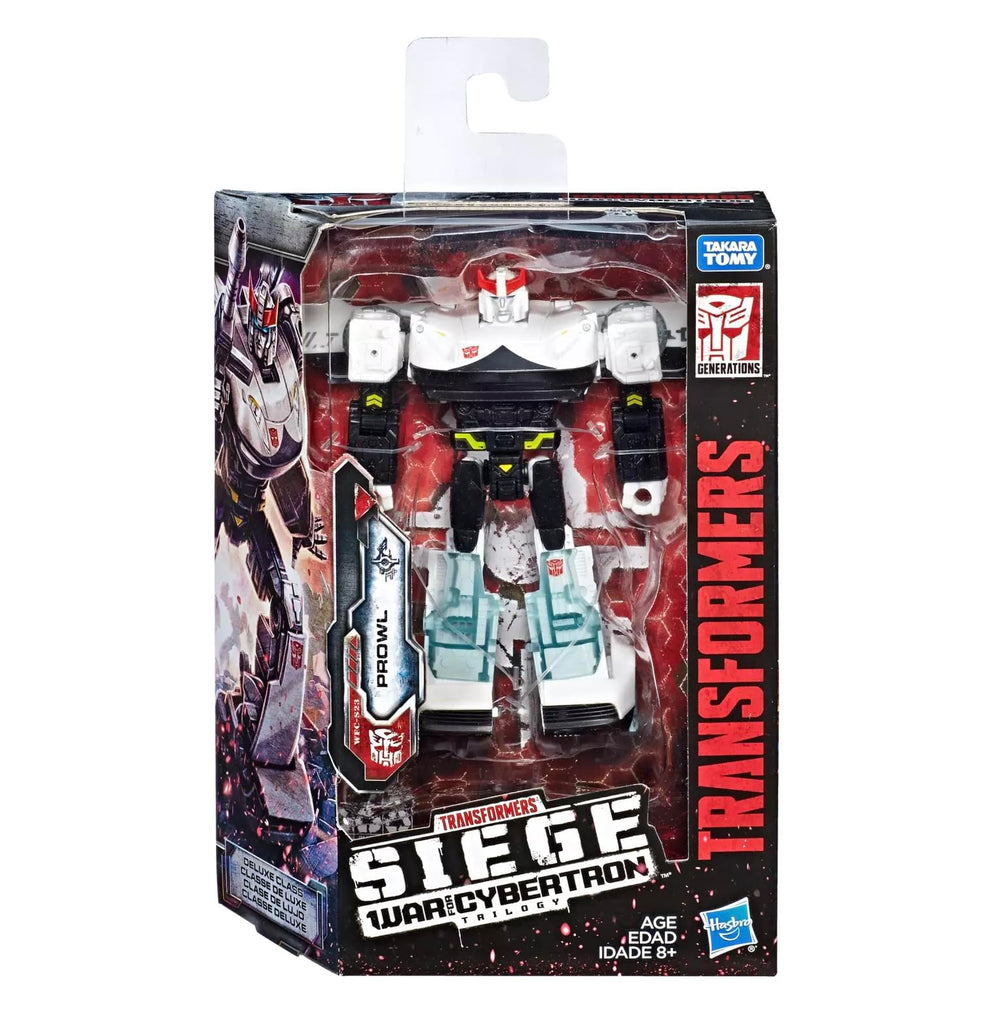 Transformers TRA GEN WFC Deluxe Prowl robot mode showcases smooth articulation for action poses