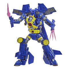 Transformers Ultimate X-Spanse robot mode with X-Men mash-up for imaginative play.