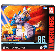 Transformers Ultra Magnus in semi-trailer mode ideal for imaginative play scenarios.