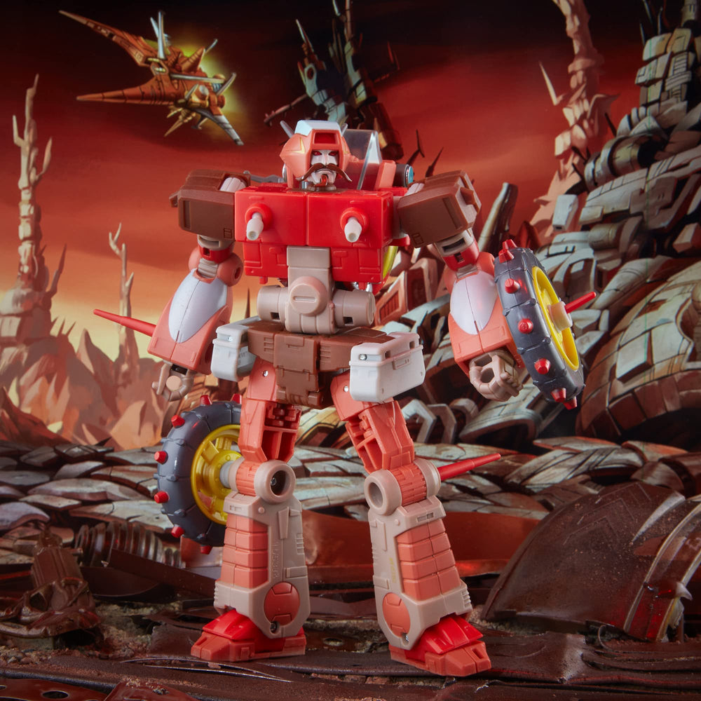 Wreck-Gar with two wheel accessories for dynamic play