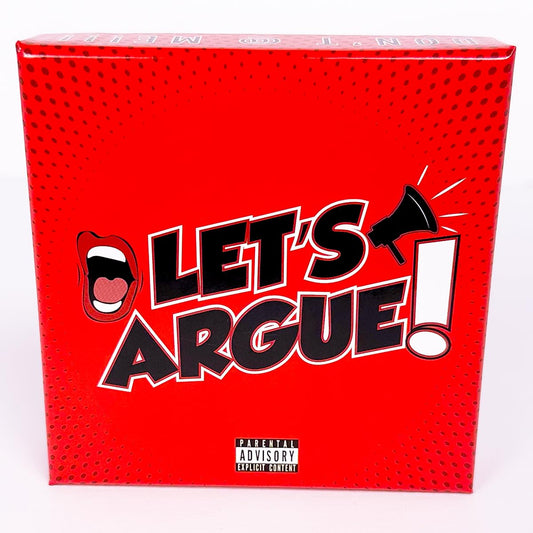 Trap Spelling Bee Lets Argue card game box ready for a lively family game night