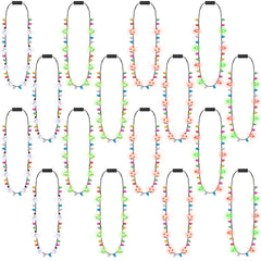 Traplace Christmas necklace Santa design for festive flair and glow.