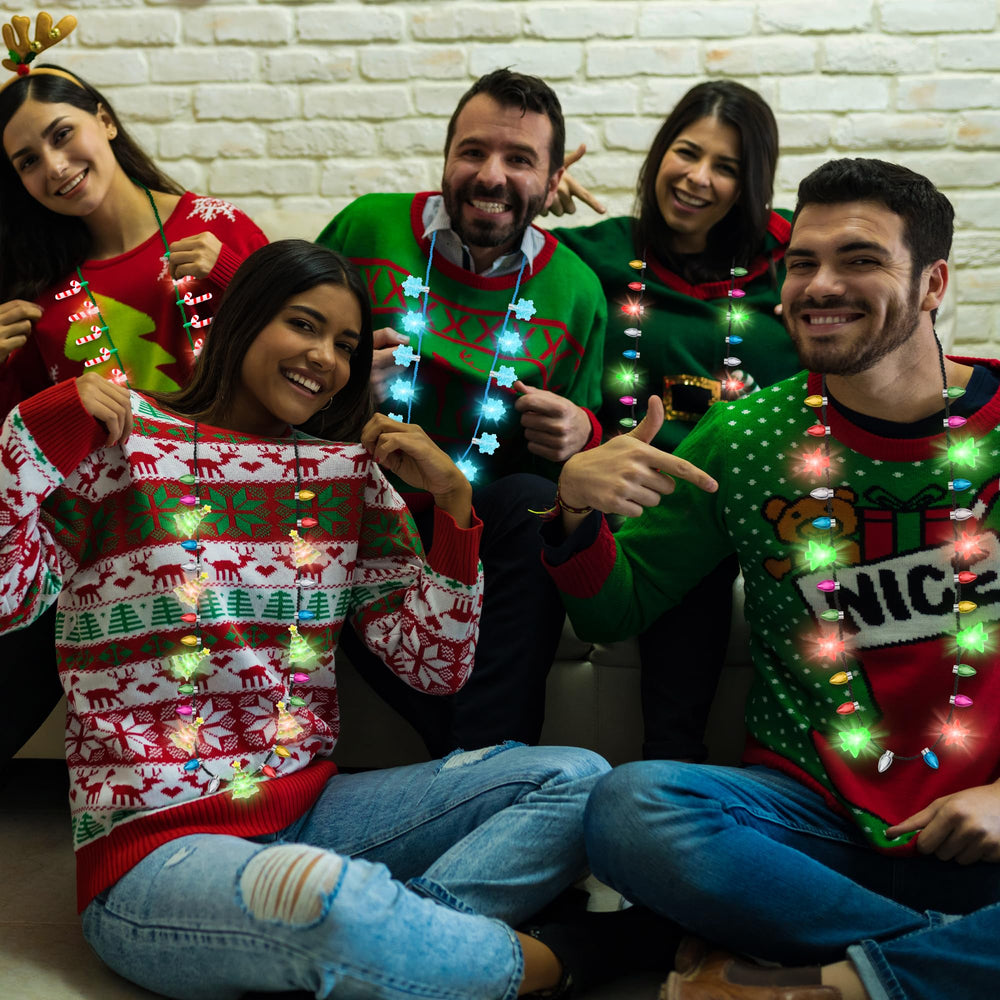 Traplace easy-start Christmas necklace lights up instantly for fast celebrations
