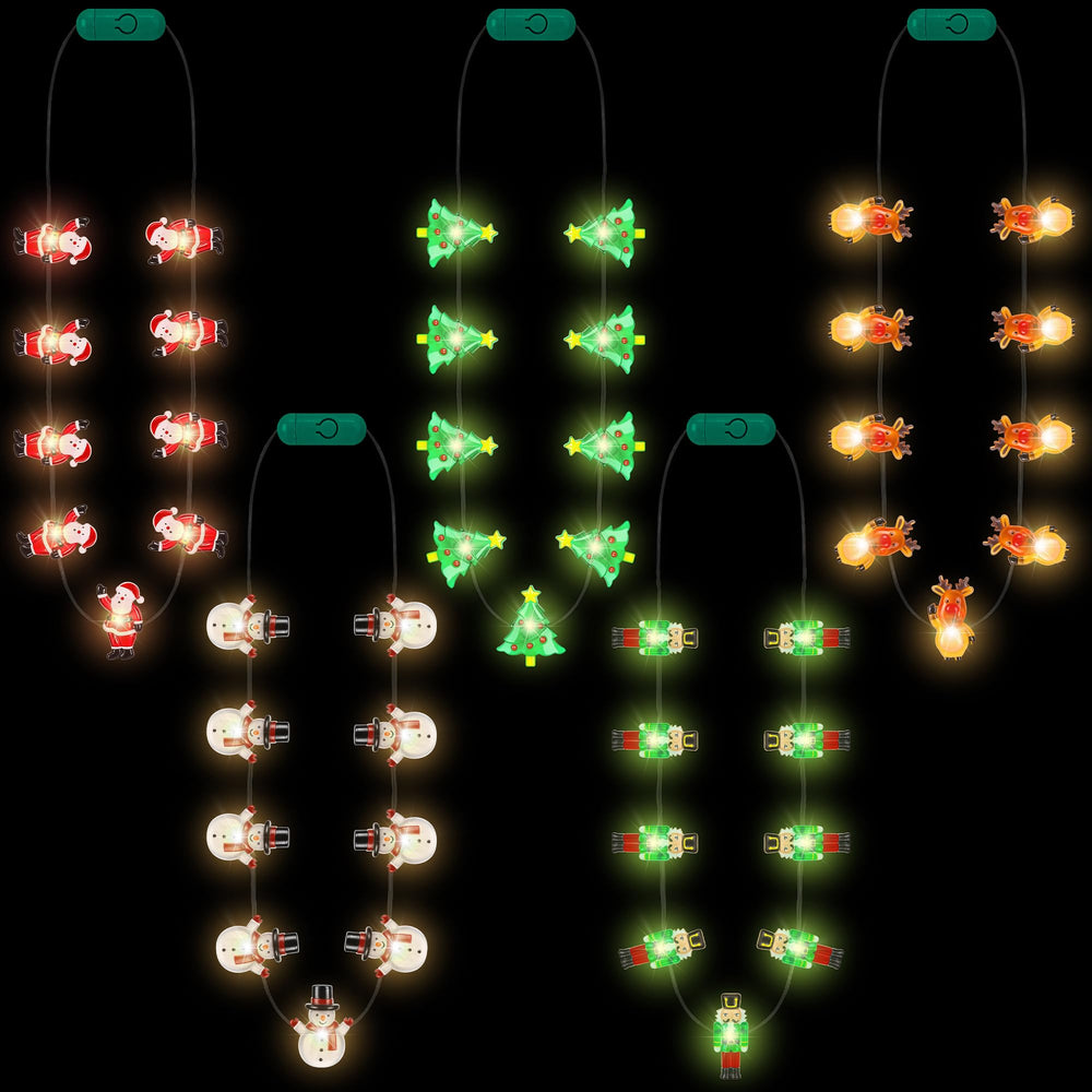 Traplace LED Christmas necklace with 9 bulbs for celebrations