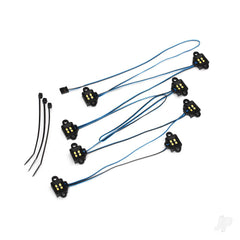 Traxxas 8026X LED rock light kit front view for TRX-4, enhanced undercarriage visibility