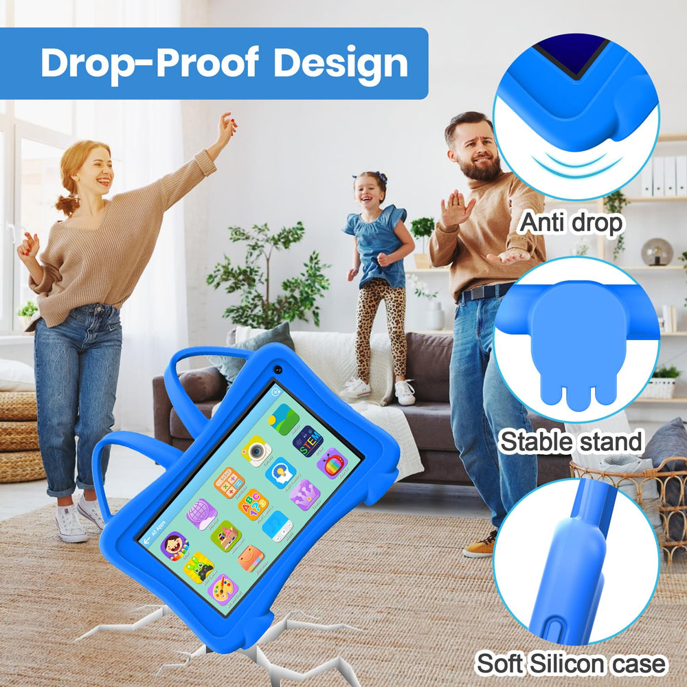 Trayoo Kids Tablet durable case protects against drops