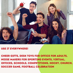 Trebisky airhorn button gift idea for teens and celebrations.