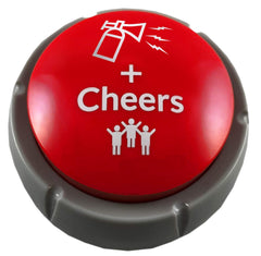 Trebisky airhorn button in action delivering applause for instant hype.